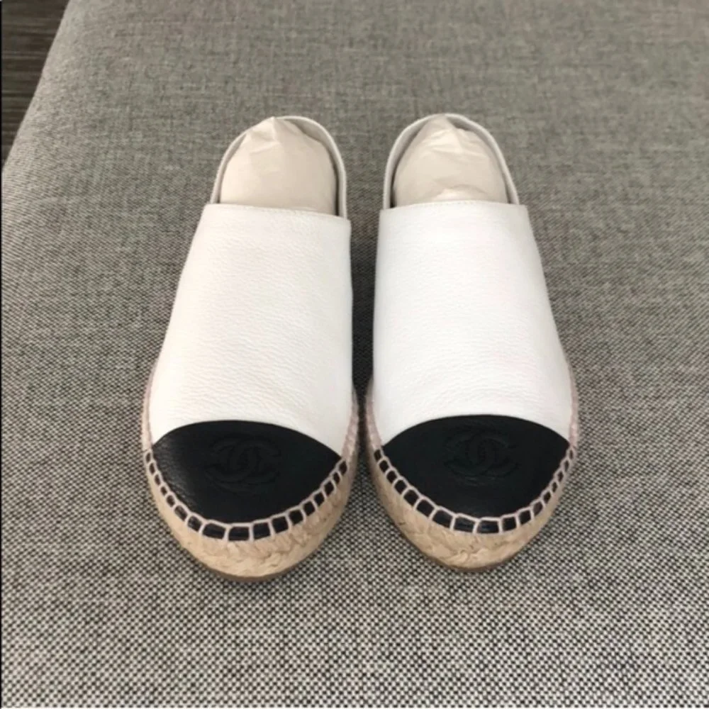 Chanel Leather Espadrilles (Limited Edition)